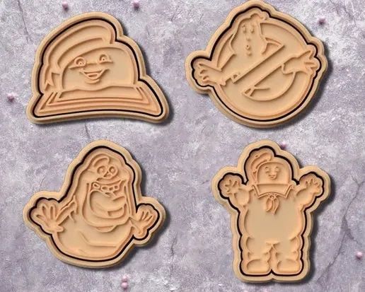Teglie da forno: Ghostbusters Ausstechformen-Set 4 stk. – Nuovo (secondo la descrizione) da Richterswil venduto da Tamas_K