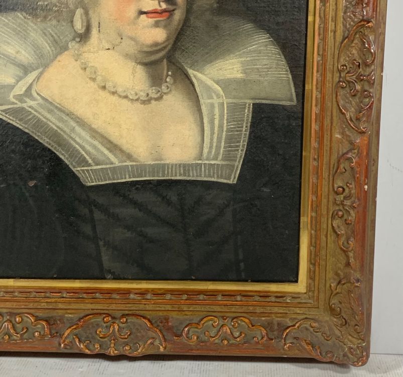 um 1600 Jh Antikes Gemälde Portrait von einer Dame Kaufen auf Ricardo