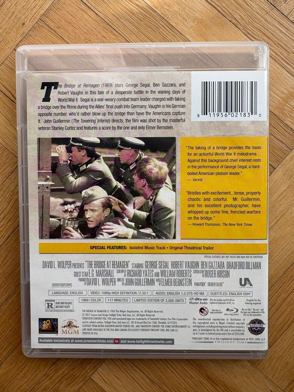 Tutti i DVDs: The Bridge at Remagen - mit Booklet - Blu-ray – Nuovo (secondo la descrizione) da Zürich venduto da Malcom 2