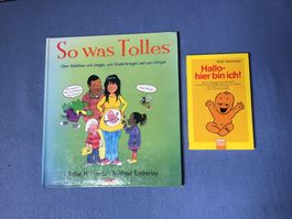 2 Bücher: "So was Tolles" + "Hallo-hier bin ich!", Top!