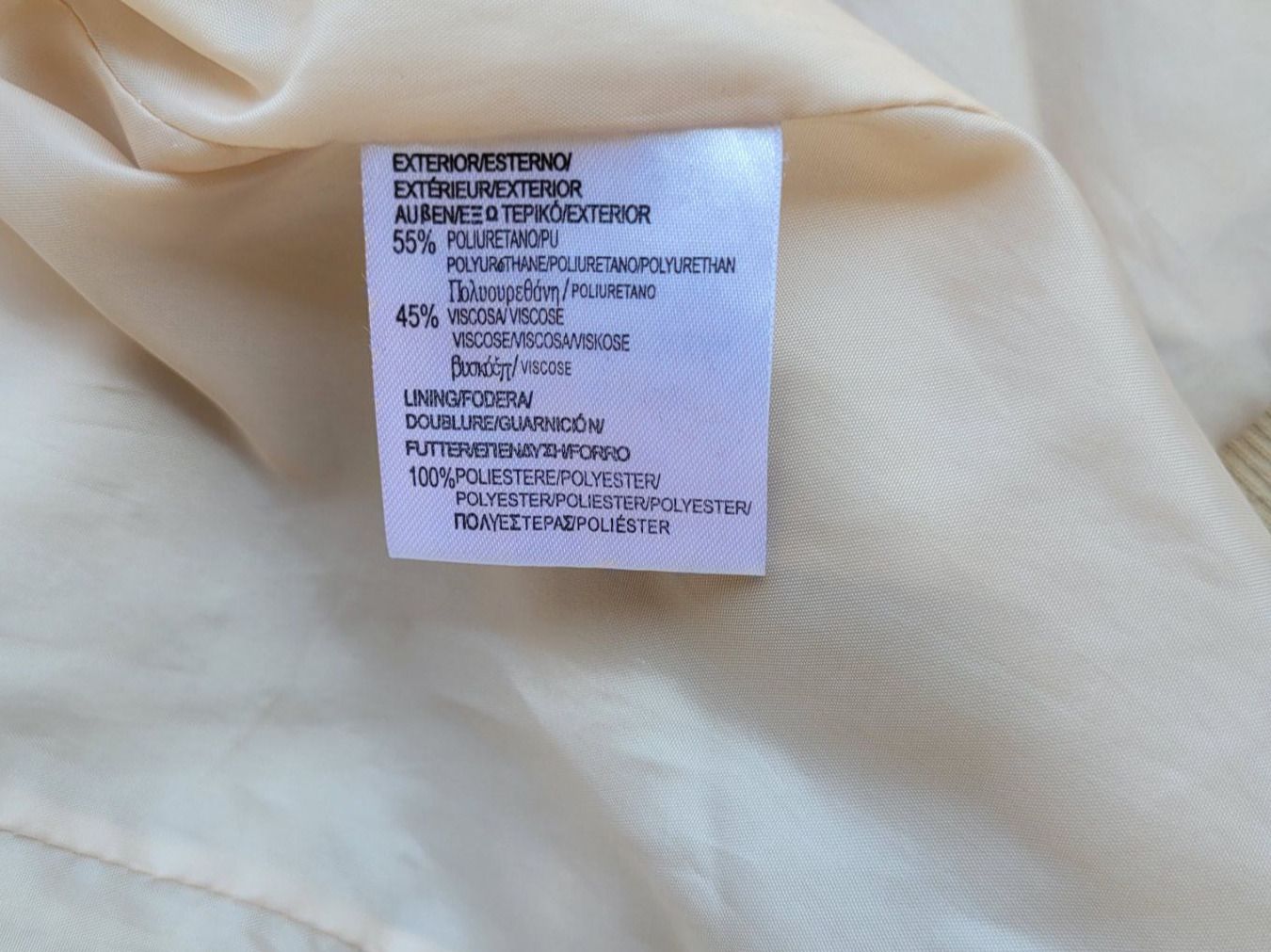 Giacche: L / 42, Kunstleder JACKE in Beige – Usato da Nottwil venduto da echtMOMO 8