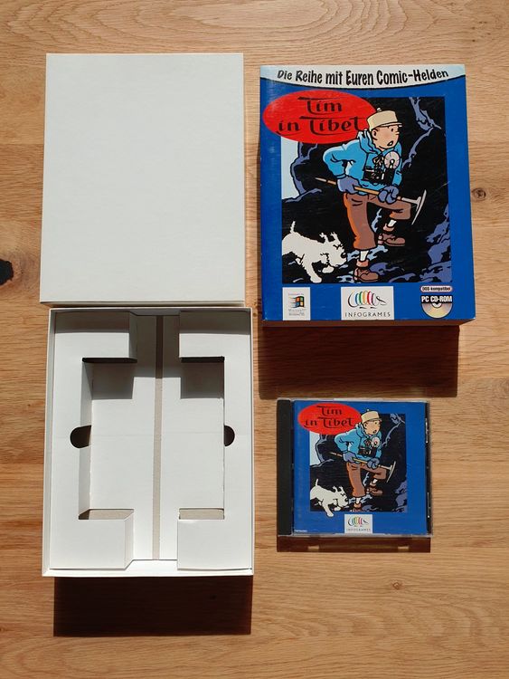 PC Game Tim in Tibet 1995 (Tim und Struppi) Big Box Deutsch | Kaufen ...