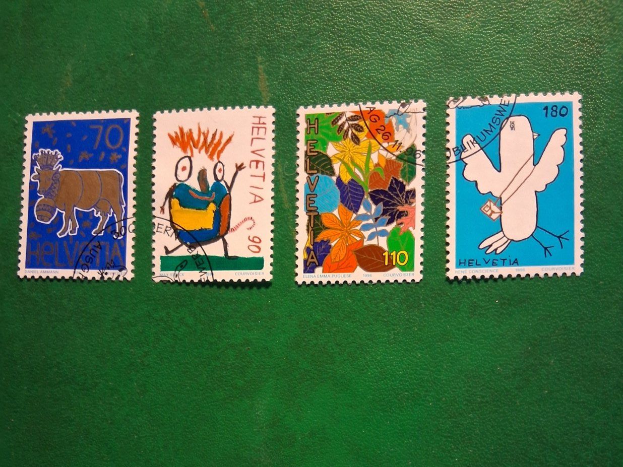 Tutti i francobolli: 1996 ET 905 - 908 – Usato da Buchs SG venduto da Tigeradler