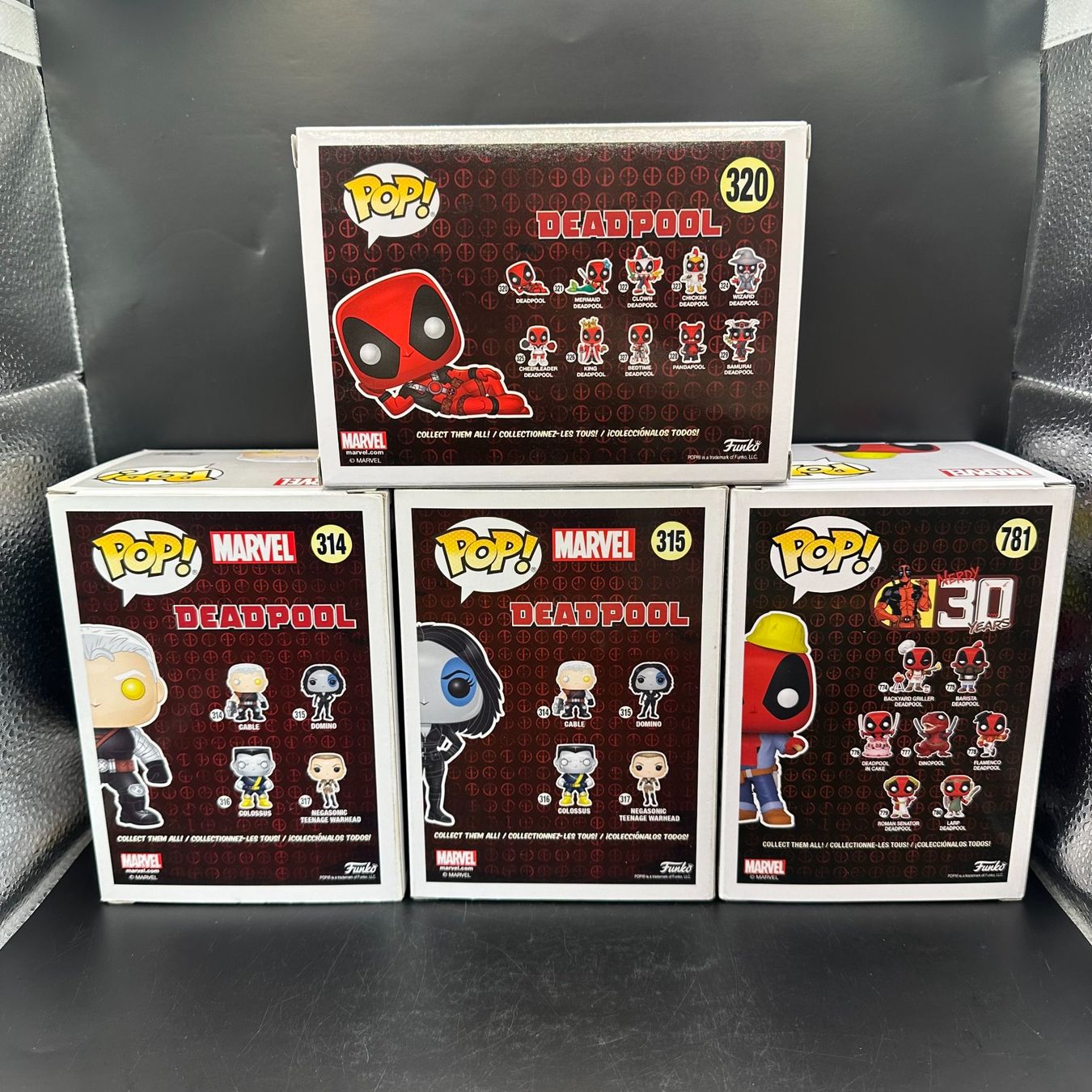 Funko Figuren: Funko Pop Deadpool 4Stk Sammlung – Gebraucht aus Düdingen von Nerdworld 1