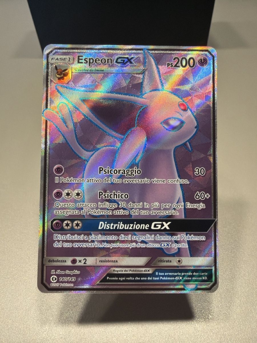 Pokémon Sammelbilder & Trading cards: Espeon GX 140/149 – Gebraucht aus Cadro von rarecandycustoms