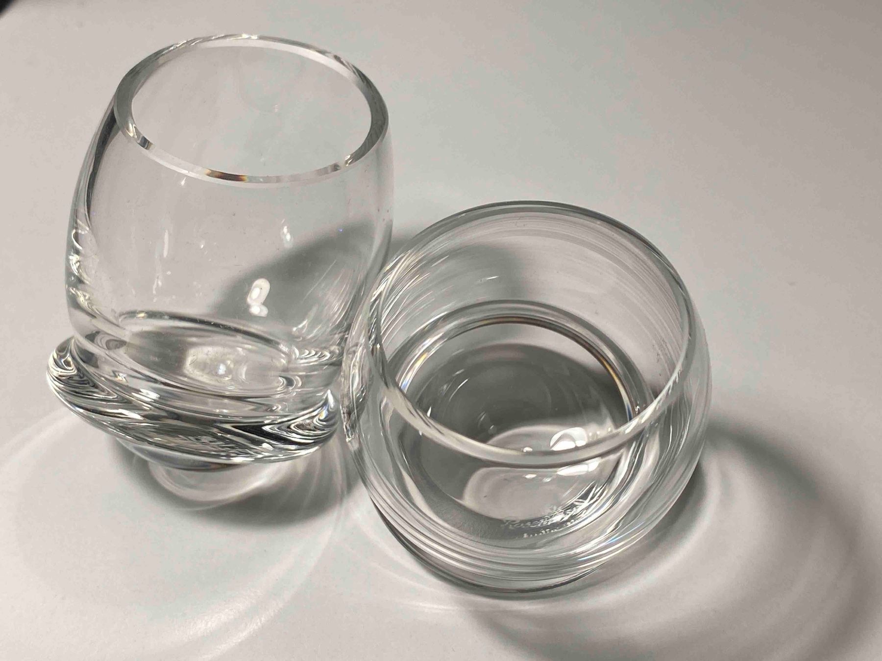 Rosenthal Bicchieri: Paar Rosenthal Studio Line Roly Poly Schnaps Gläser – Usato da Maur venduto da privat101