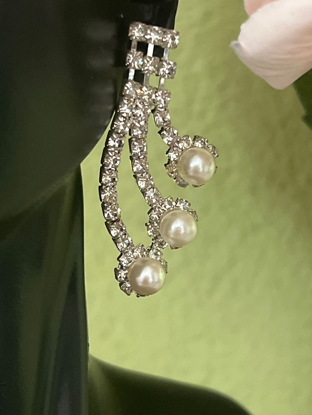 Orecchini pendenti & Orecchini a lobo: Schöne funkelnde Ohrringe – Usato da Seon venduto da Sunny-Schmuck78 1