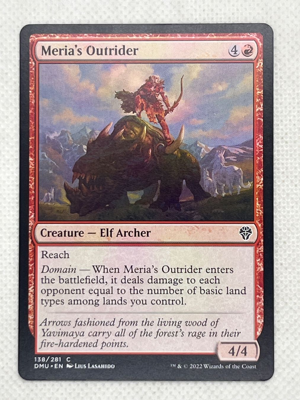 Magic The Gathering Carte collezionabili: Magic Card: Meria's Outrider – Usato da Hinterkappelen venduto da Kim1992