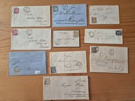 CH-Briefe gelaufen Zustand gemäss Bilder Karte B13