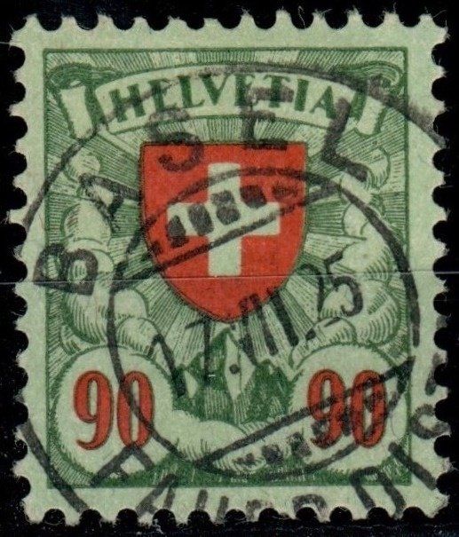 Tutti i francobolli: CH - Wappenmuster - SBK Nr. 163 - Basel – Usato da Rombach venduto da VENTIS-Auktionen 1