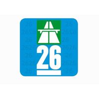 Autobahn Vignette 2026 neu ungebraucht