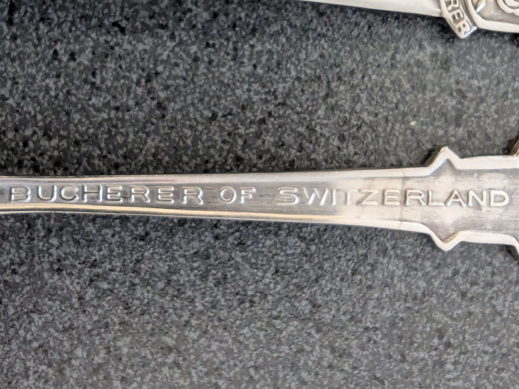 Cucchiai: 7 Rolex Bucherer St. Gallen Löffel Set versilbert – Usato da Bischofszell venduto da Blende2 6