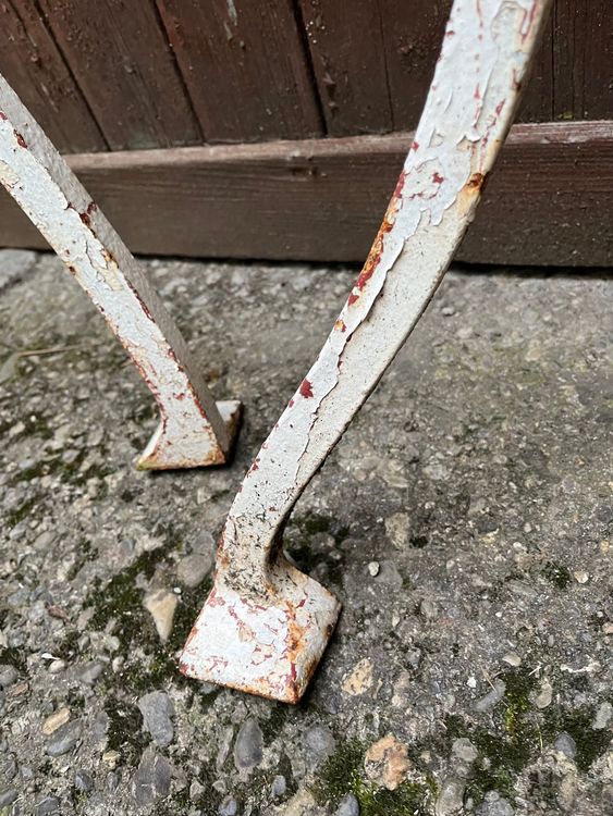 Antike Gartenbank Sitzbank Gestell Jugendstil Gusseisen Kaufen auf