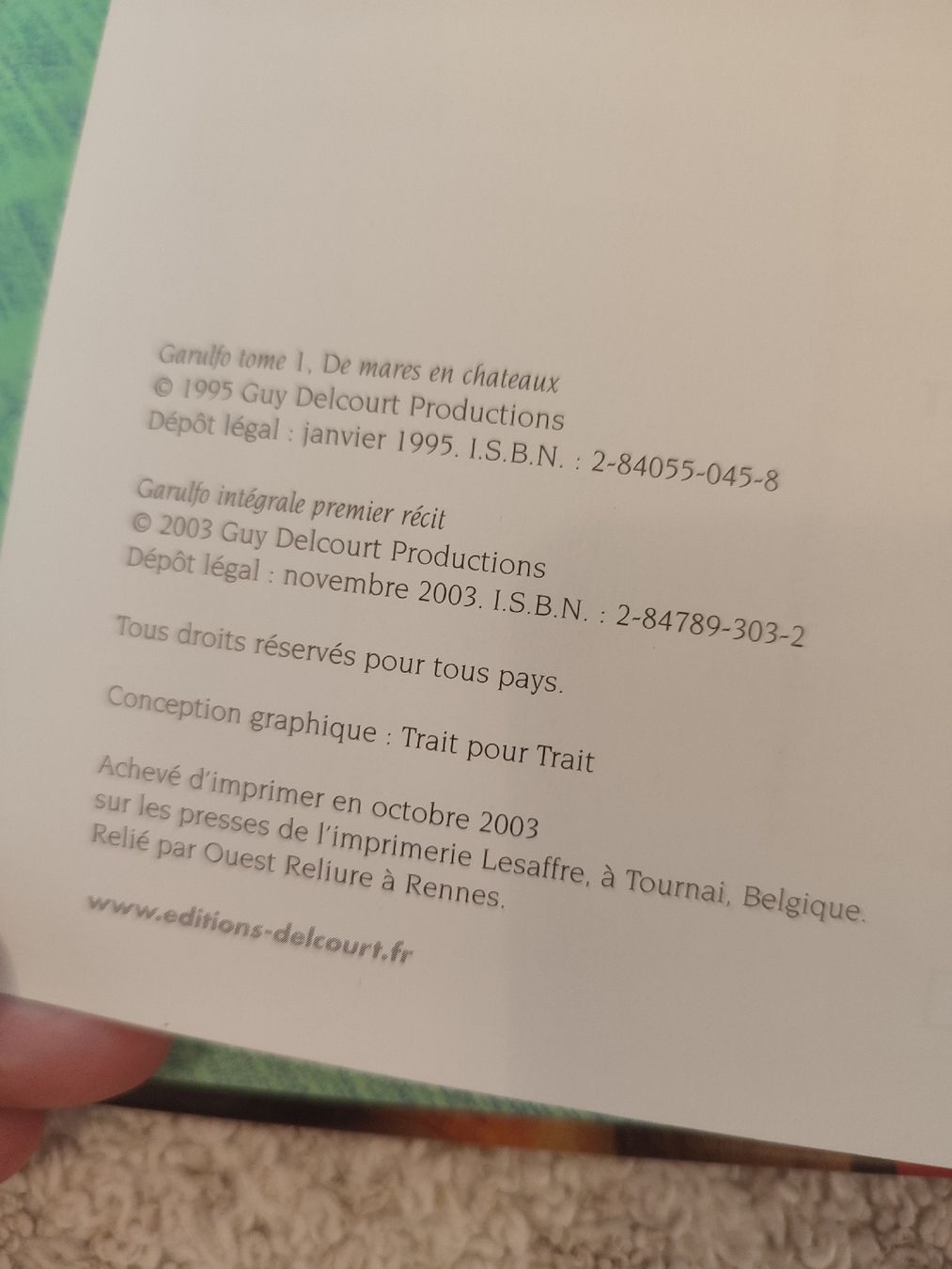 Comics: Garulfo - De mares en châteaux - BE – Gebraucht aus Bougy-Villars von Vogue 1