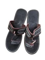 Handgemachte Leder-Sandalen - Lederriemen mit deko 48