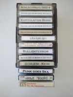 Konvolut 12 Punk Deutschpunk Kassetten Musiksammlung