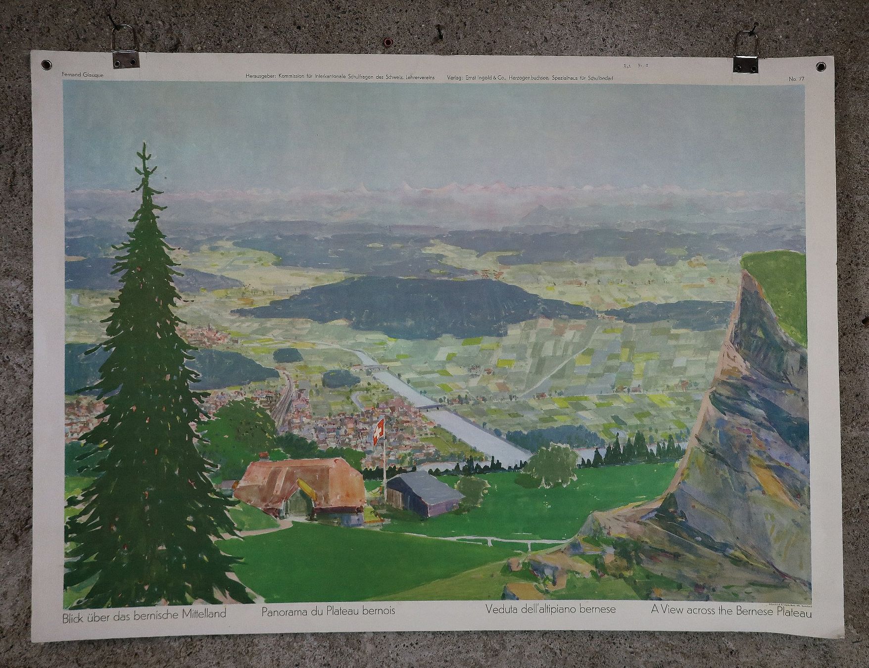 Foto & Immagini: Schulwandbild "bernisches Mittelland" – Usato da Birrwil venduto da brandschatz_birrwil 1