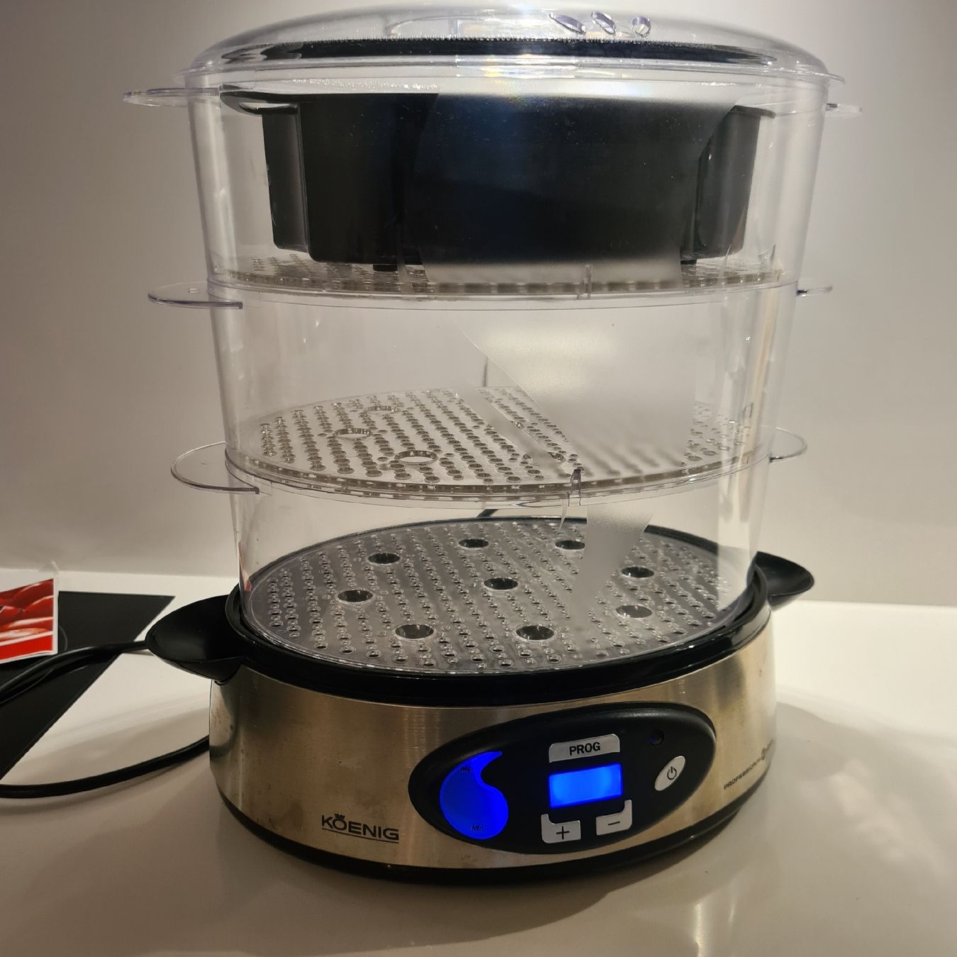 Appareils de cuisine: König Steamer mit Digitalanzeige – D'occasion à Steinen par turbogeiss99