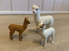 Schleich Alpaka Figuren Set 3-teilig