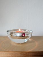 2× Iittala Ballo Teelichthalter – Klar, Top Zustand