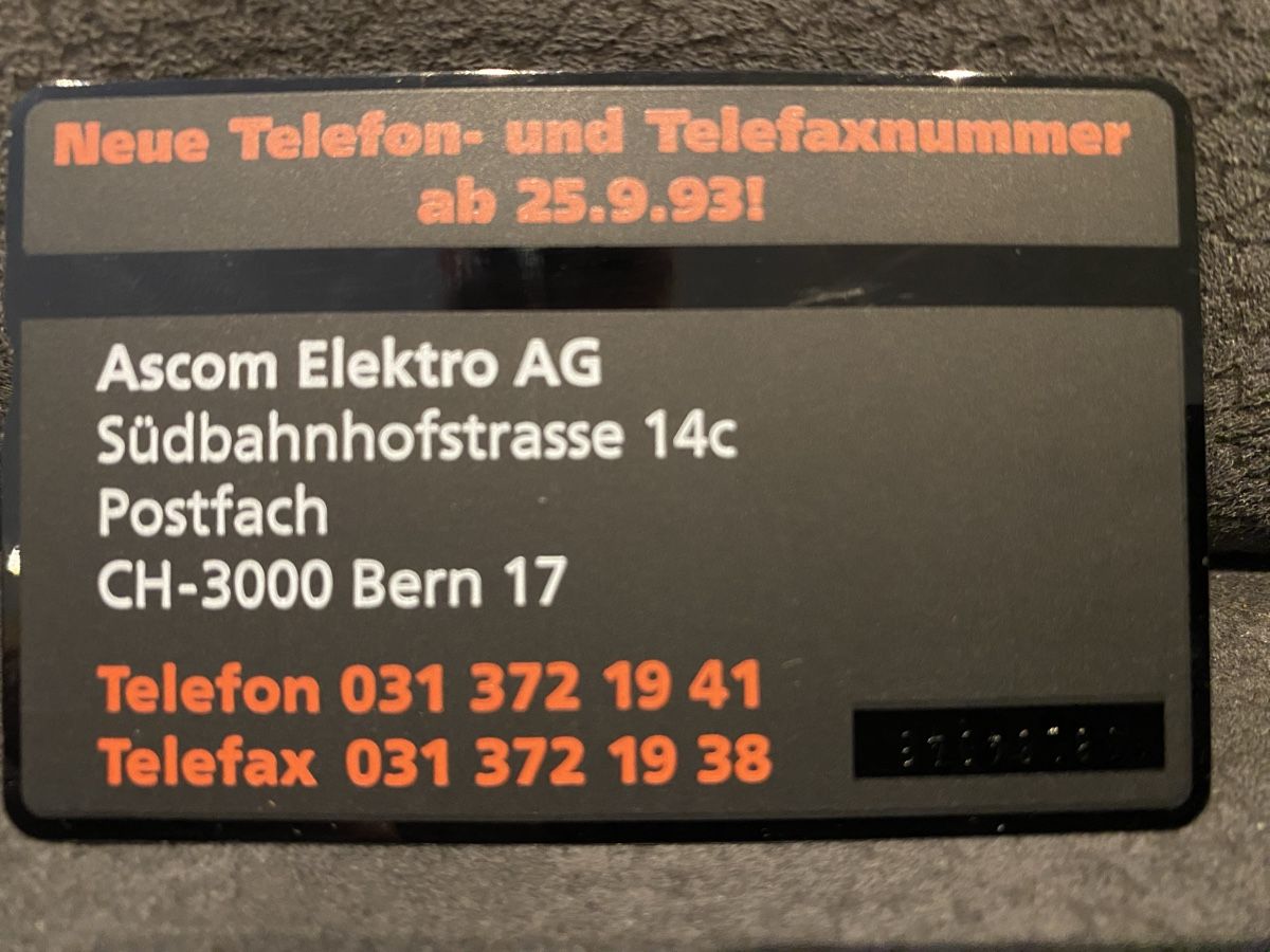Schede telefoniche: P-taxcard – Usato da Lausanne venduto da babacard10 1