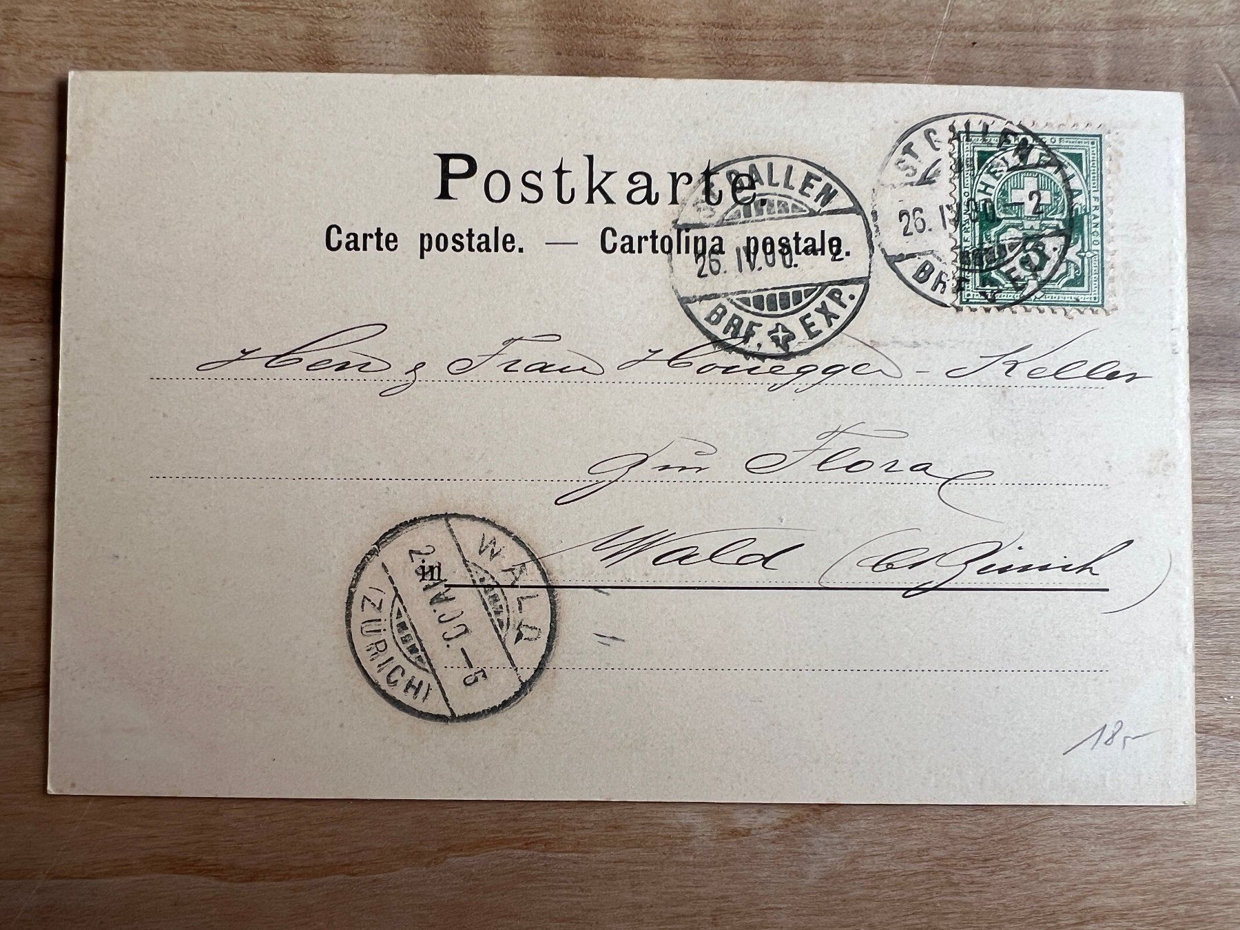 Cartoline postali: Landsgemeinde in Trogen anno 1814, 1900 – Usato da Stäfa venduto da Hannahsita14 1
