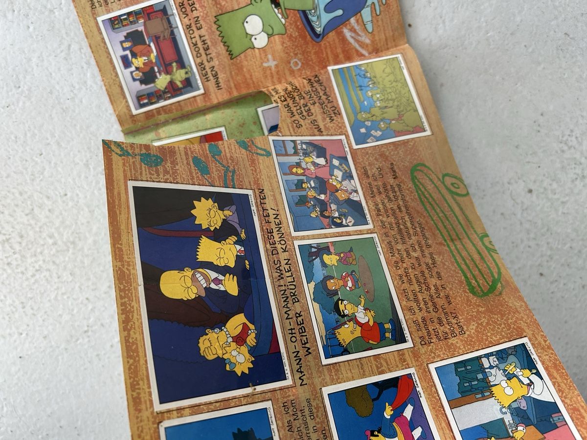 Panini Album: Altes Simpsons Panini Album – Usato da Bern venduto da spraydose 5