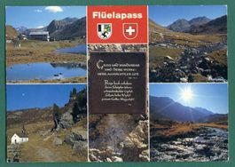 Flüelapass, Mehrbilderkarte, 1994, ungelaufen, Grossformat