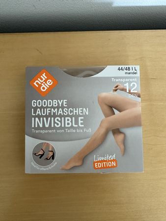 Nur Die Goodbye Laufmaschen 12 DEN, Gr. L, Mandel
