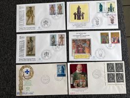 Vatikan Briefmarken Sammlung, 6 Stück