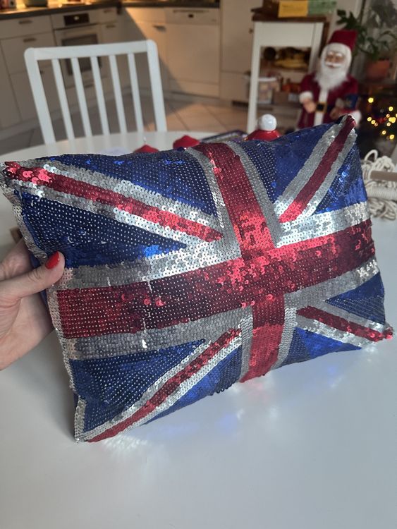 Boland 87151 - Pailletten jurk Dazzle Engeland, maat M, glanzende mini jurk, disco girl, dancing queen, kostuum, carnaval, themafeest, Jubilee