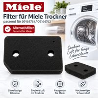 2x Filter für Miele Trockner 09164761 / 09164762 – Ersatzfil