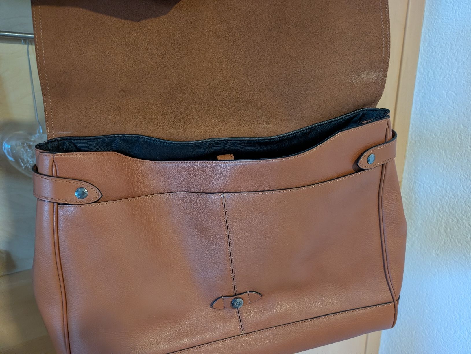 Coach Borse: Coach Hudson Saddle Pebbled Leather Messenger Bag – Usato da Aclens venduto da vce_qjm7 2