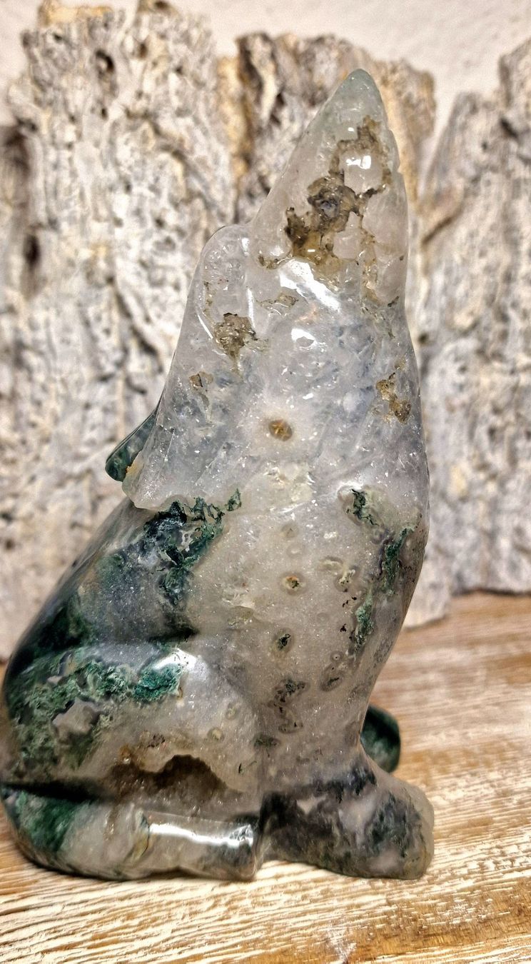 Minerali & Pietre curative: Moosachat Wolf 677g – Nuovo (secondo la descrizione) da Matzingen venduto da Shay_Crystalz 3