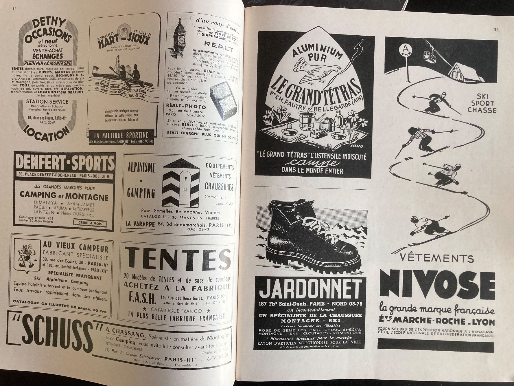 Riviste & Magazine: 3 Magazin Alpinisme 1952 – Usato da Bolligen venduto da Jerry127 2