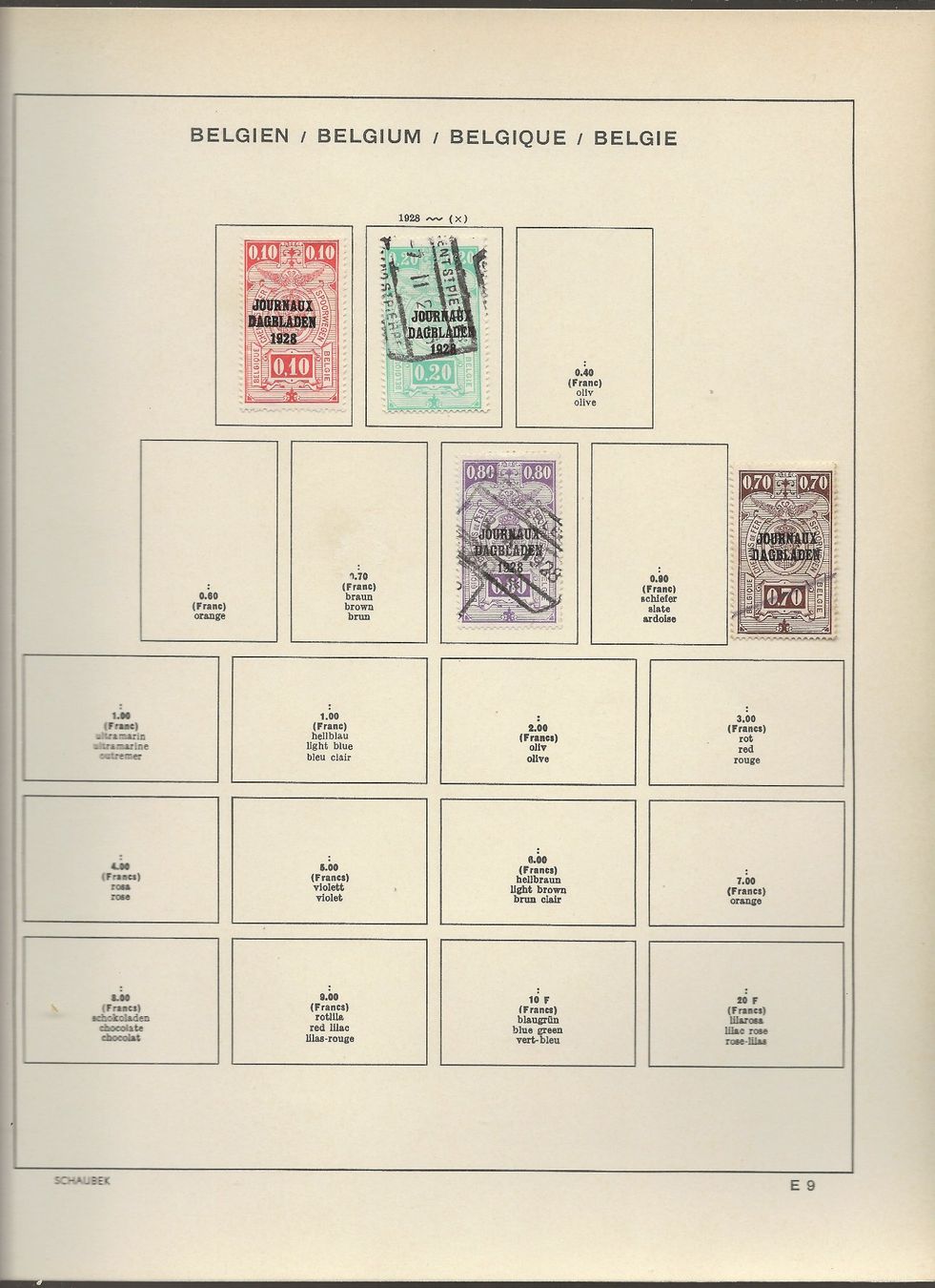Tous les timbres: Marken Belgien Eisenbahn – D'occasion à Au ZH par xelagreb01 9