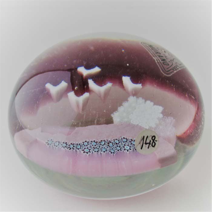 Murano Bicchieri: Murano Glas Briefbeschwerer ALT Murano 1990 IT – Nuovo (secondo la descrizione) da Stein am Rhein venduto da Vitrum8260