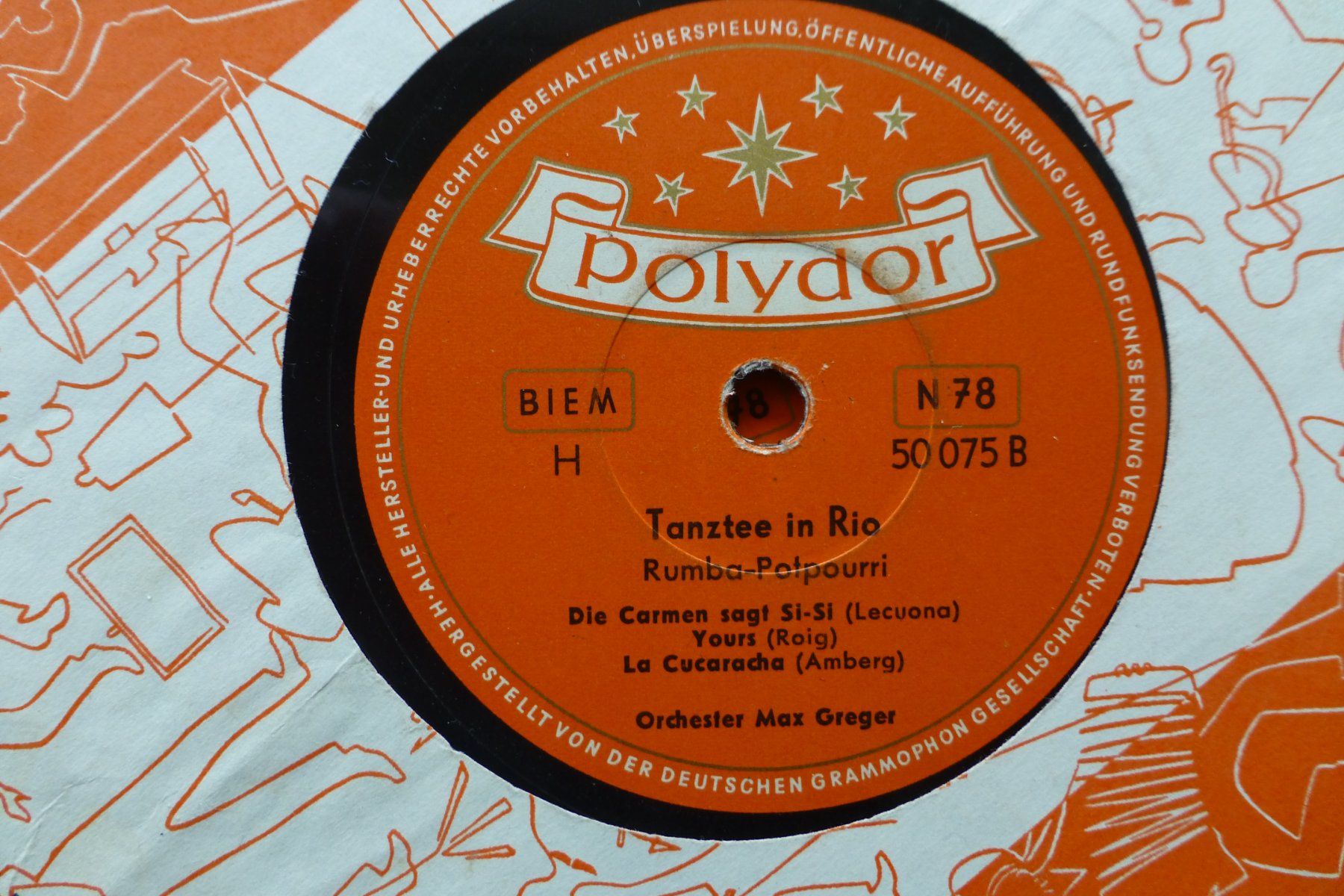 Dischi in vinile: Schallplatten Sammlung, Vintage Schelllackplatten – Usato da Grenchen venduto da Bobatsch 3