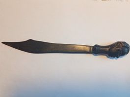 Brieföffner aus schwarzem Ebenholz - ebony wood
