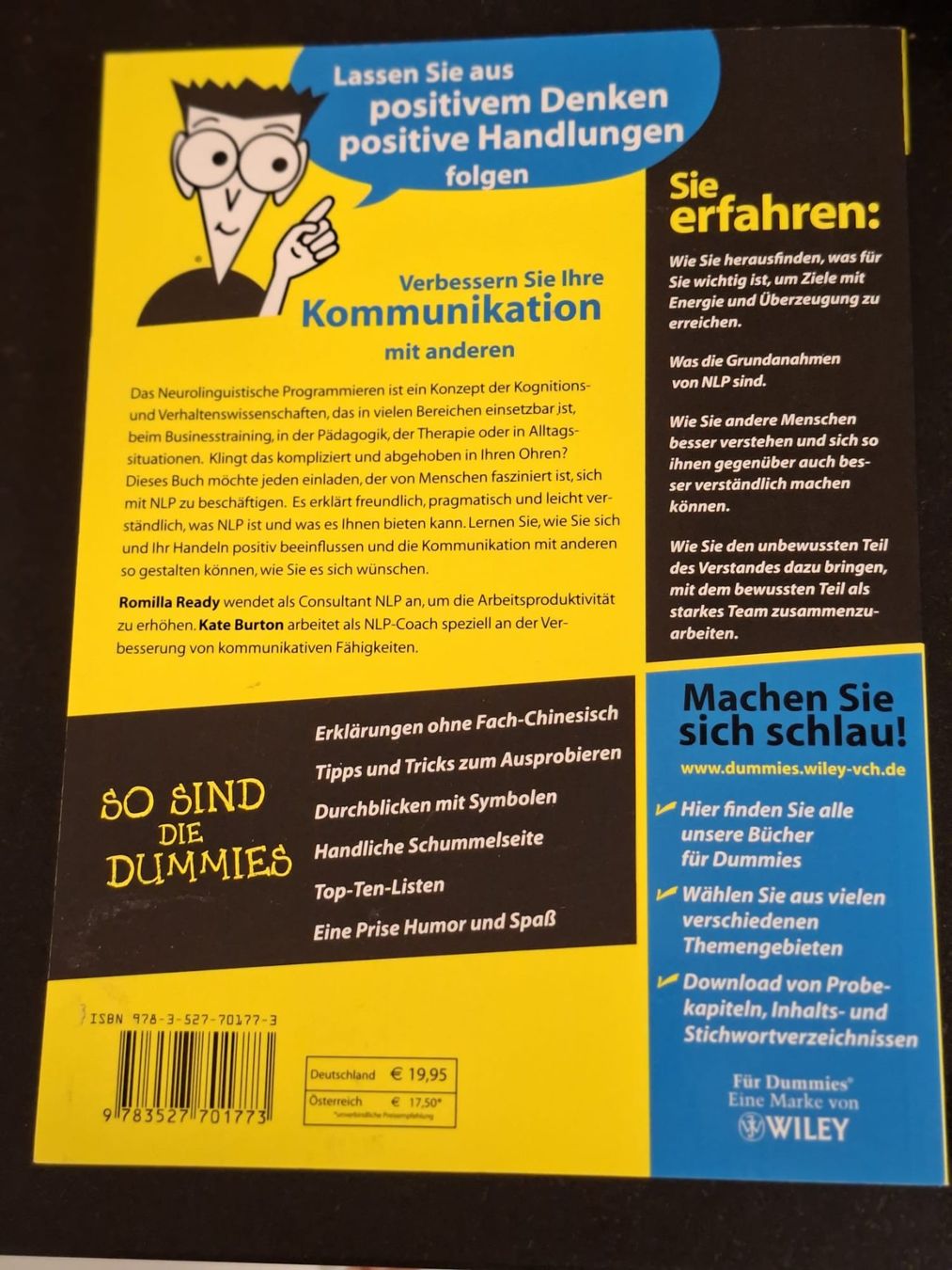 Bücher: Neuro-Linguistisches Programmieren für Dummies – Gebraucht aus Krauchthal von SamsPuce 1