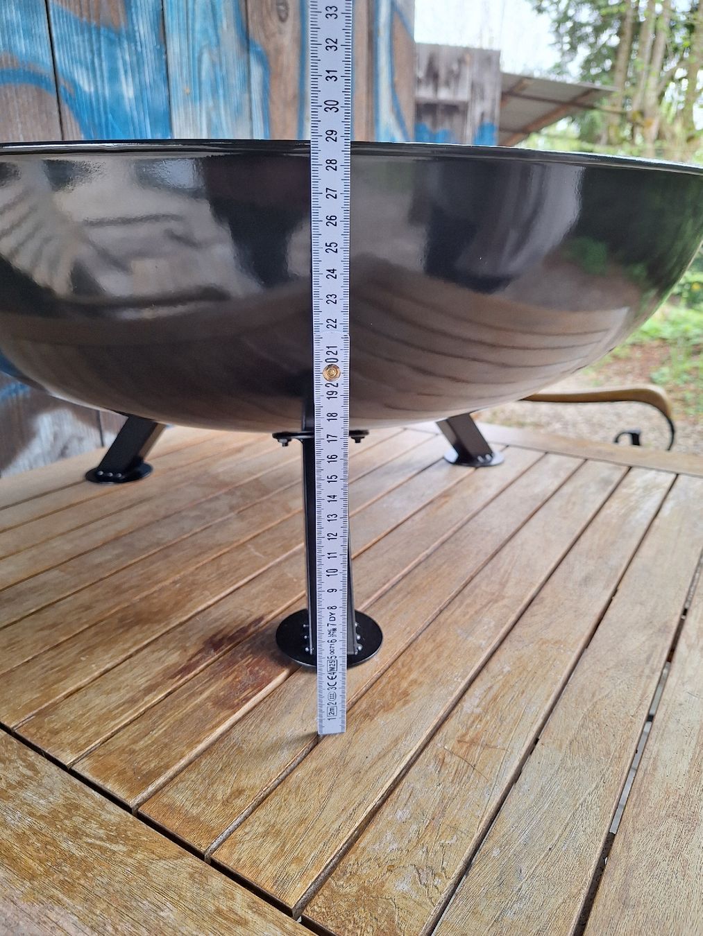 Bracieri: Feuerschale Neu Schwarz Ambiente Garten Terrasse gemütlich – Nuovo e nell'imballaggio originale da Willisau venduto da Abei 2