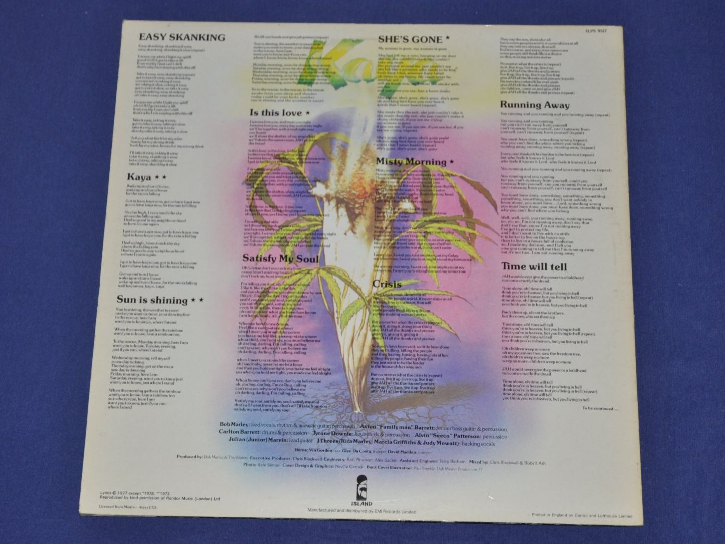 Dischi in vinile: LP Bob Marley & The Wailers - Kaya – Usato da Boll venduto da Theodora15 1