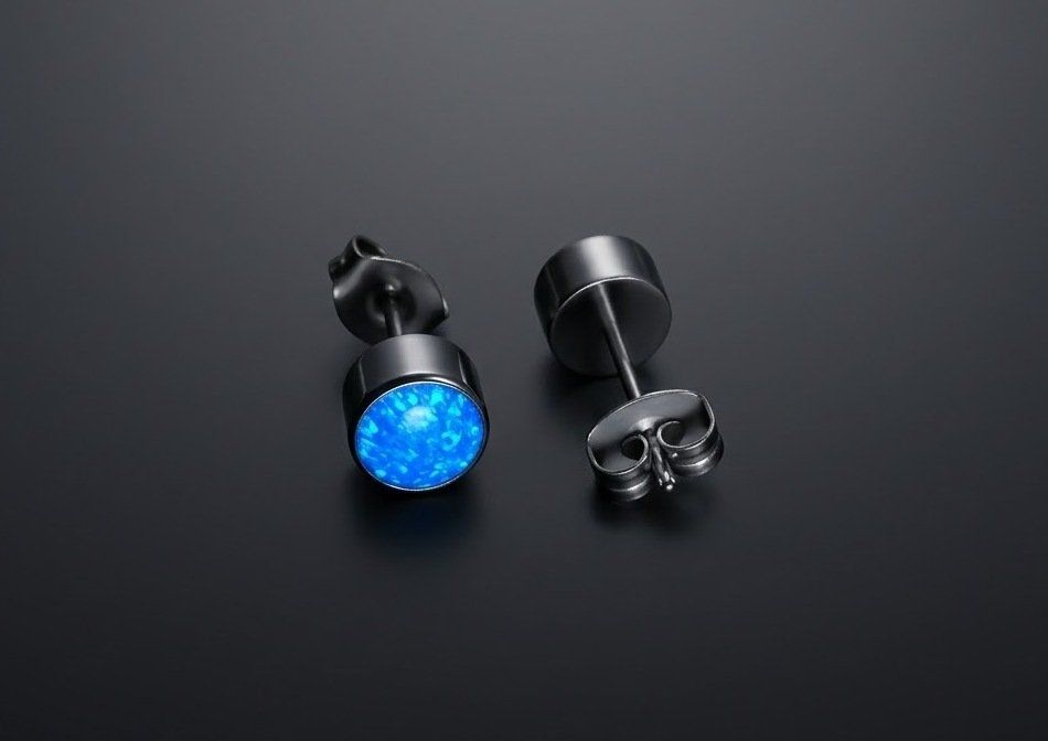 Ohrringe & -stecker: Titanium-Ohrstecker mit Opal – Neu und originalverpackt aus Matten b. Interlaken von kero71 5