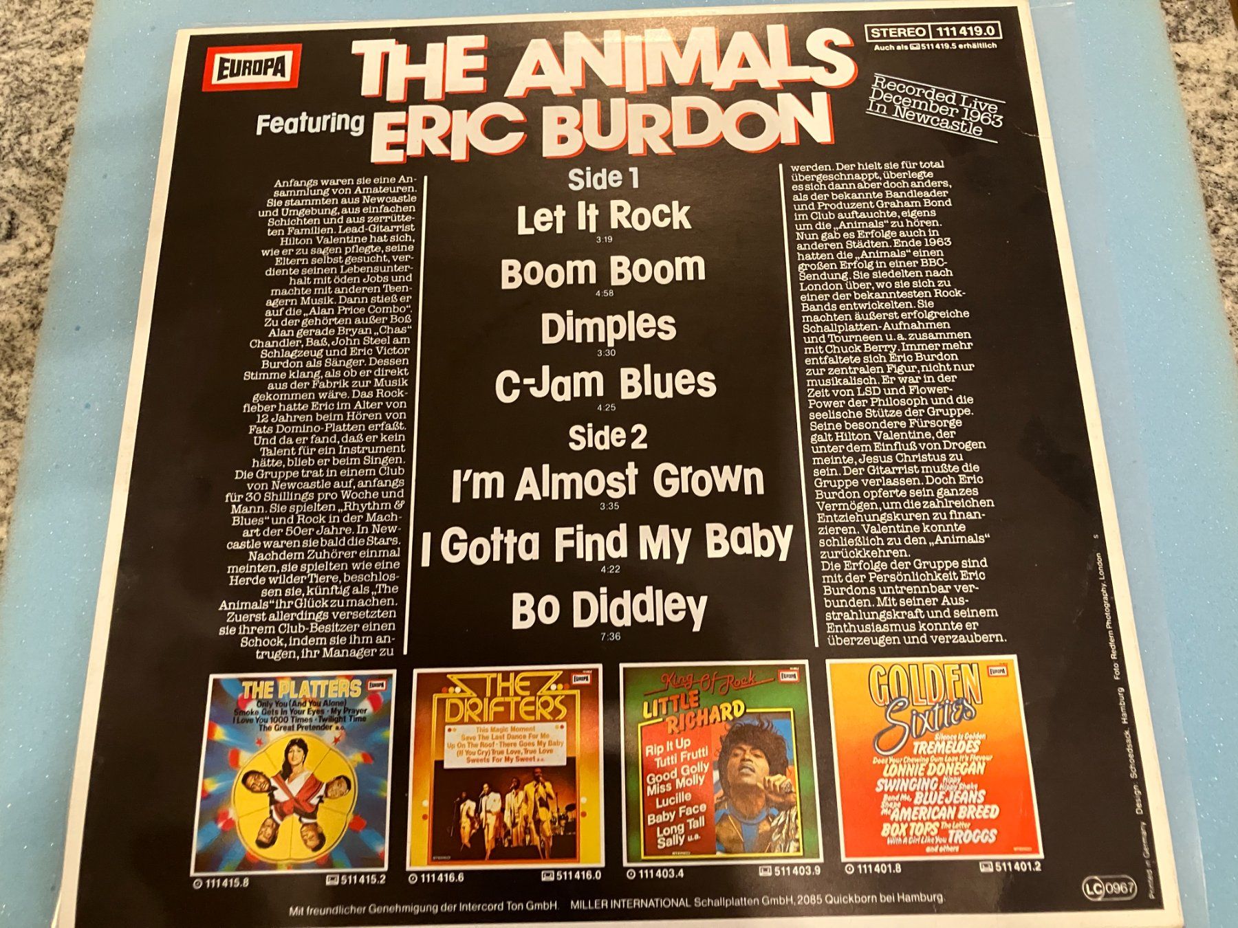 Dischi in vinile: The Animals – Usato da Aarwangen venduto da Jukebox3 2