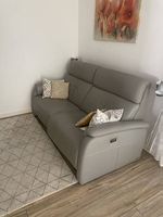 Sofa Poltrone, 4-Sitzer, elektrisch, grau 107x200x94