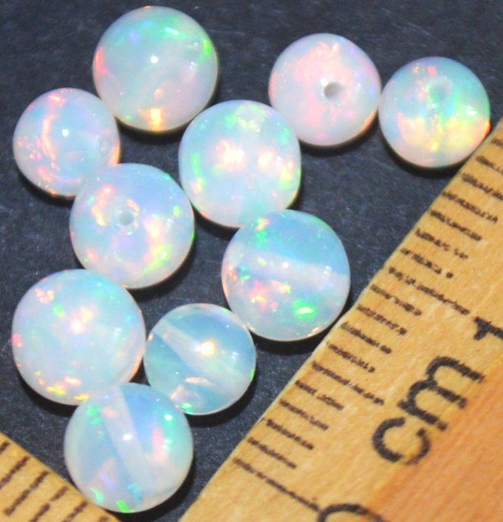 10er Set Bauchnabelpiercings - 14G Mit Perlen & Zirkonia Steinen