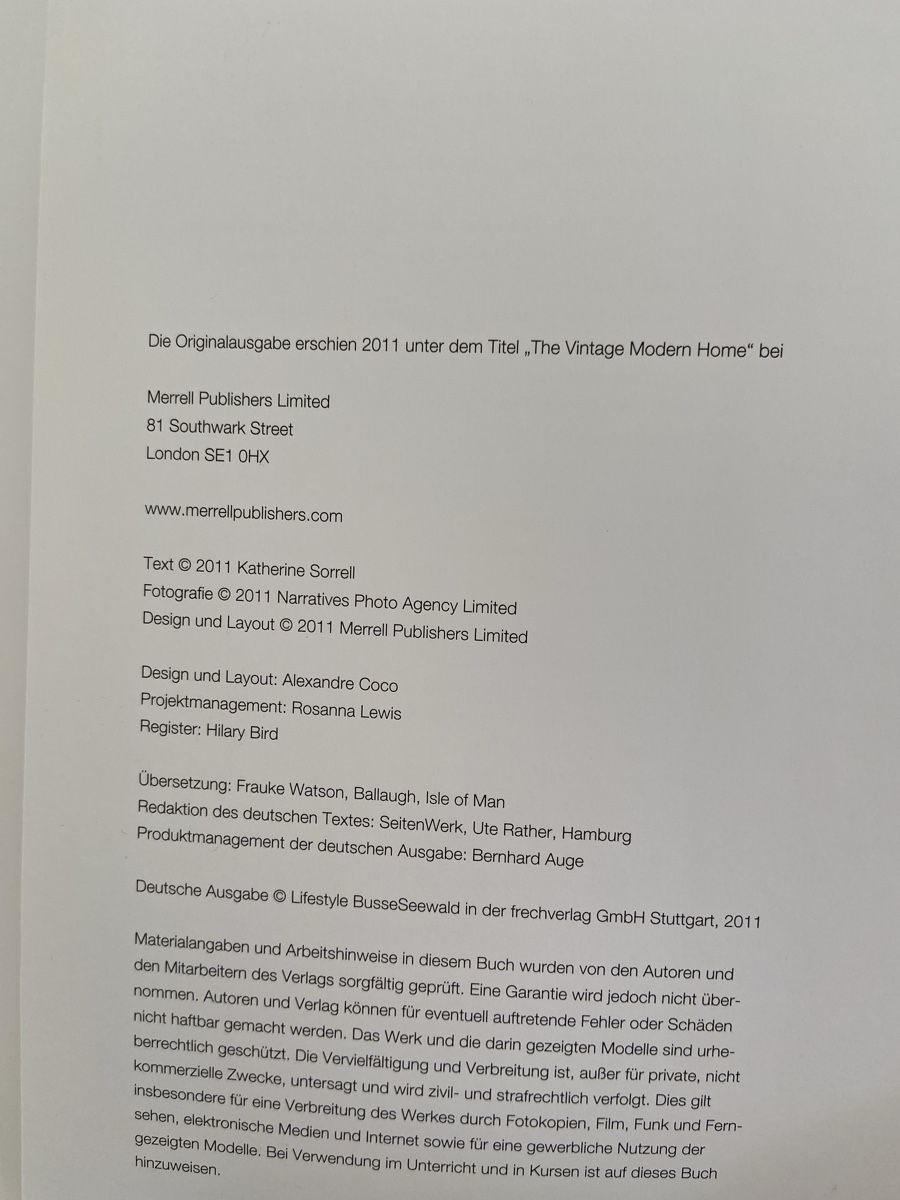 Libri: Wohnen mit Alt & Neu Der Vintage Modern Style Buch – Nuovo (secondo la descrizione) da Luzern venduto da waterfront1 8