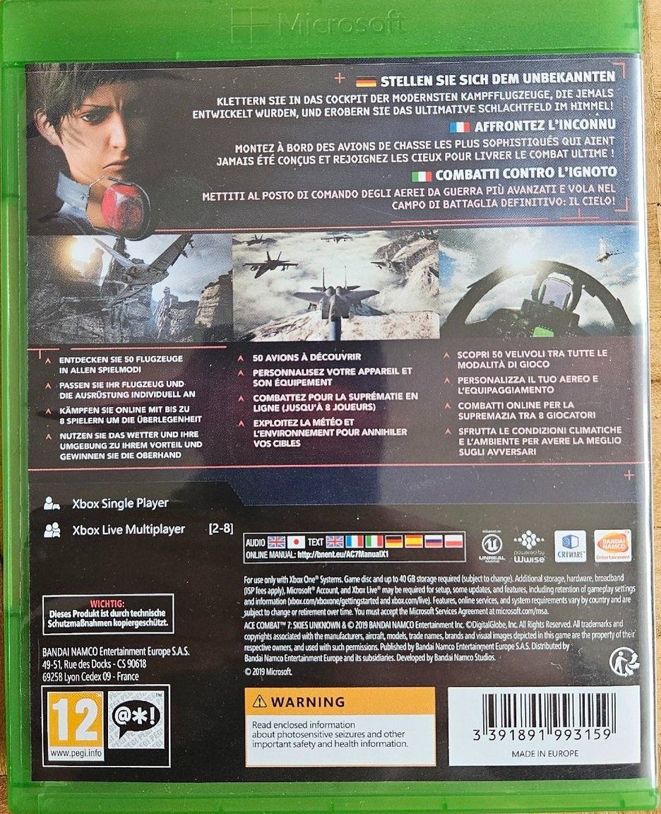 Microsoft Spiele: Ace Combat 7++XBOX ONE – Gebraucht aus Nidau von EXP40 1