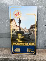 alter REKLAME KARTON hänger HOCHDORFER BIER platz
