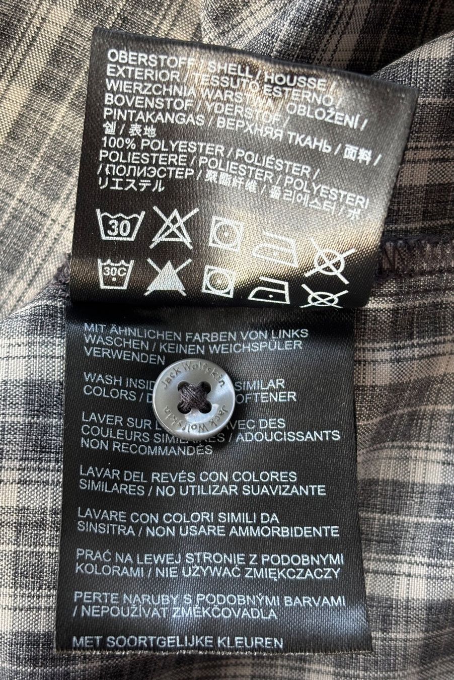 Jack Wolfskin Camicie: Jack Wolfskin Wanderhemd, Gr. M, braun kariert – Nuovo (secondo la descrizione) da Ebnat-Kappel venduto da Molton 6